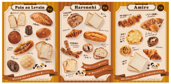 毎月PANDA!の【限定バッグ付】厳選ベーカリーからお取り寄せ/冷凍パン