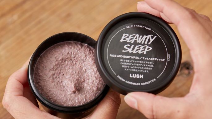 LUSH ビューティースリープ フェイス＆ボディマスク てバスボム Amazon.co.jp: LUSH ラッシュ ビューティスリープ 125g フェイス