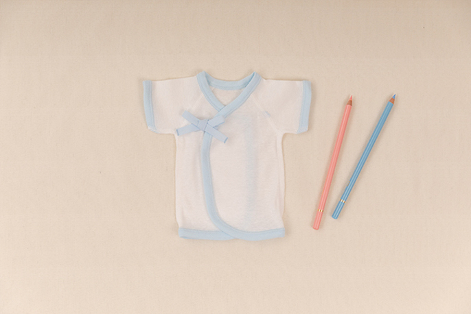 30センチ　小さな赤ちゃん KURUMUの小さく生まれた可愛い赤ちゃんの肌着（身長30cm）を贈る