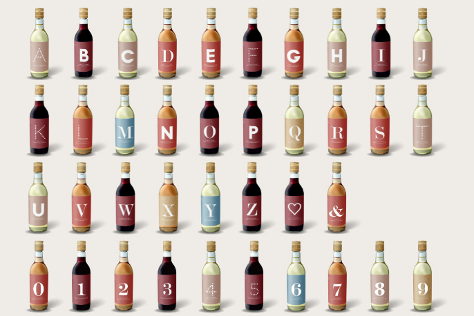 LADY TO DRINKのイニシャルで贈る国産ワイン「NUMBER WINE」GIFT