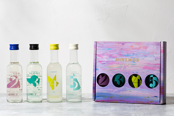 HINEMOSの【新感覚な味わい】日本酒4銘柄170ml 飲み比べsunrise