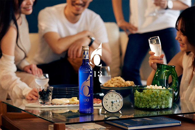 HINEMOSのドライスパークリング日本酒 ROKUJI(PM6:00)を贈る
