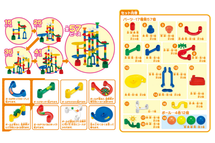 くみくみスロープ　約5セット分！／超特盛！！ くもん出版のNEWくみくみスロープを贈る | カジュアルギフトの