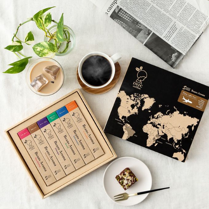 INIC MARKETの6種の産地別コーヒーギフトを贈る | カジュアルギフトの