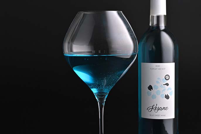 Shizuku Japanの【水色ワイン】ケサネ ブルースイートワインを贈る