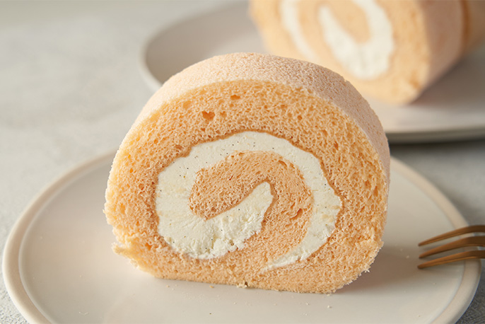 shirokane sweets TOKYOのプレミアムロールケーキ（プレーン＆低糖）を