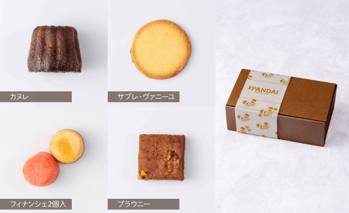 毎月PANDA!の【焼き菓子セット】体にやさしいパンを作る職人が