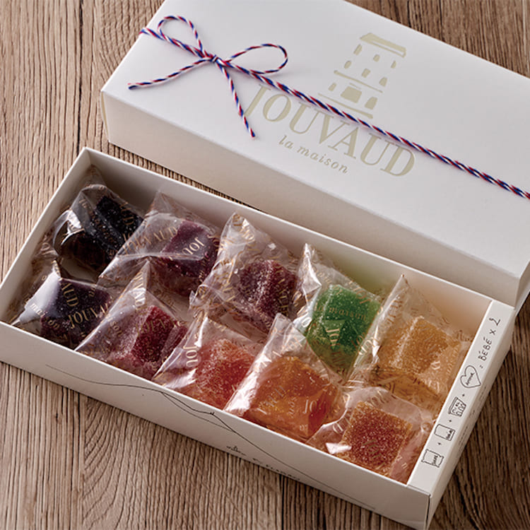 La maison JOUVAUDのパット・ドゥ・フリュイ10個入を贈る | カジュアル