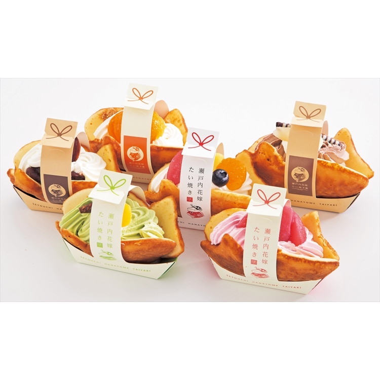 たい焼き様 株式会社アデリーの瀬戸内花嫁スイーツ 瀬戸内花嫁たい焼きを贈る