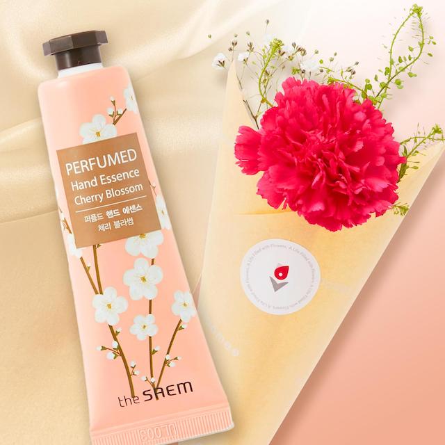 bloomeeギフトのthe SAEM（ザセム） ハンドケアと季節のお花を贈る | カジュアルギフトのgiftee(ギフティ)