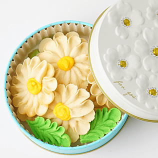 フラワーピクニックカフェのお花のぼうろ/2缶セット【コスモス】を贈る