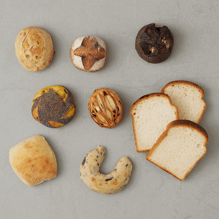 パンスクのハード生地・菓子パンが得意なパン屋さんセットを贈る