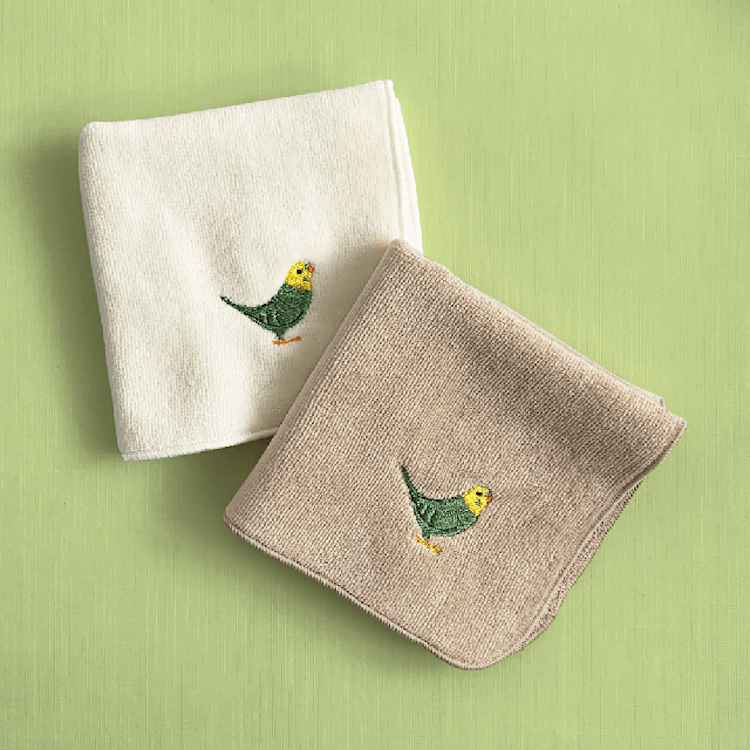 BIRDSTORYの刺繍ミニタオル（2枚組）を贈る | カジュアルギフトの