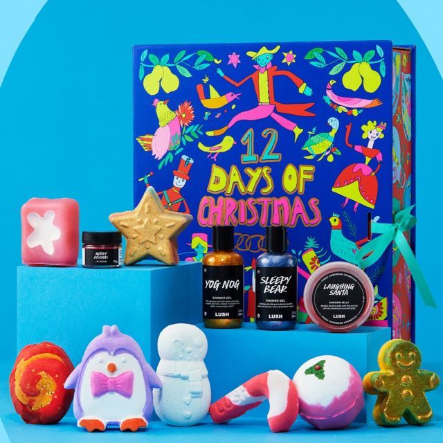 LUSHの【Xmas限定】12デイズ オブクリスマス ギフトを贈る | カジュアルギフトのgiftee(ギフティ)