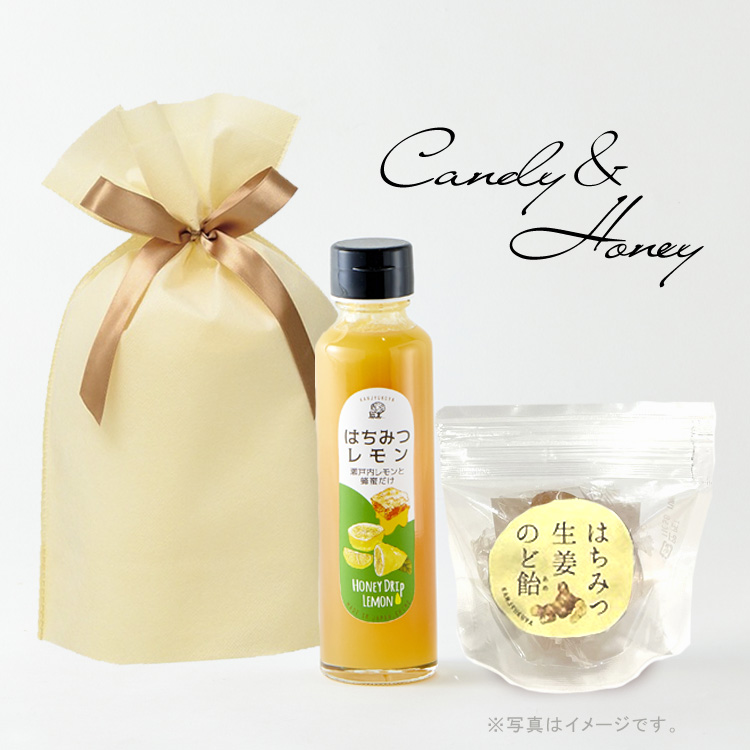 BEE FRIENDSHIPの《蜂蜜シロップ》はちみつレモン＆はちみつ生姜のど飴