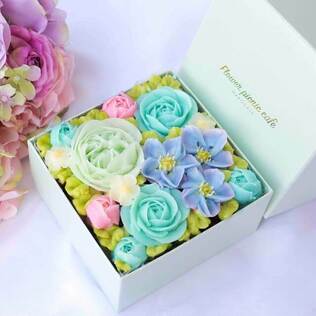 フラワーピクニックカフェのお花のぼうろ/2缶セット【コスモス】を贈る