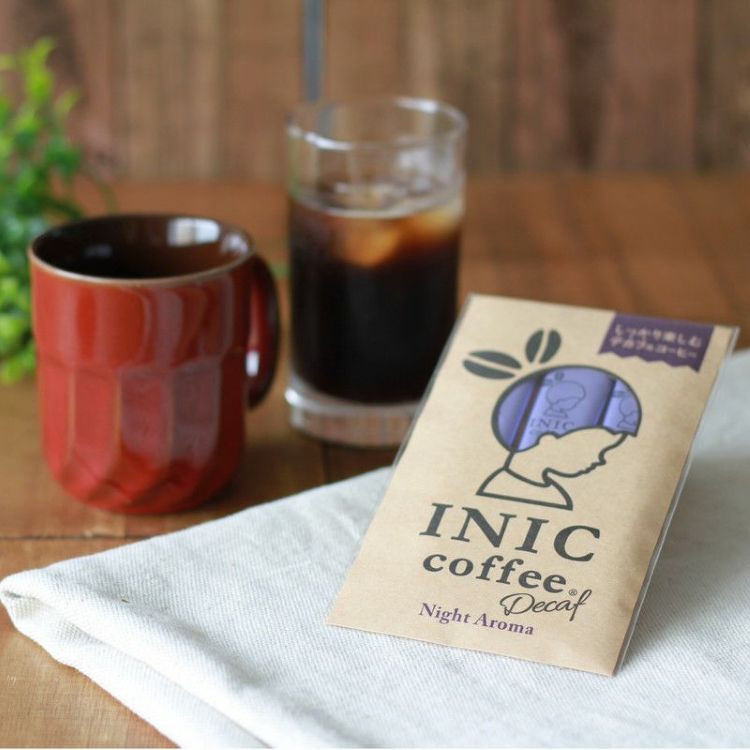 INIC Night Aroma 60本 デカフェ イニックコーヒー ナイトアロマ 12杯分 デカフェ（カフェイン