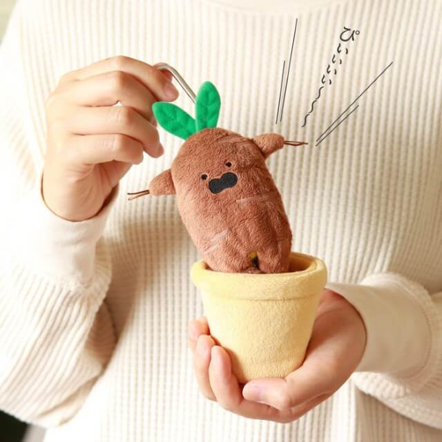 HUNET MALLのマンドラゴラが叫ぶ !? ひっこぬきマスコットを贈る