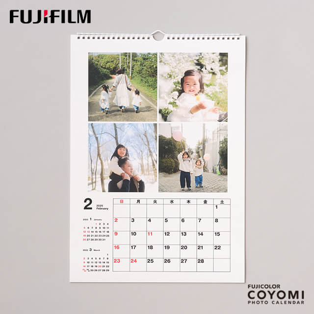 FUJIFILM Prints&Giftsのフォトカレンダー 壁掛けリング | カジュアル