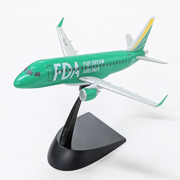 FDA オリジナル巾着袋 ピンク 飛行機柄 フジドリームエアラインズ 限定