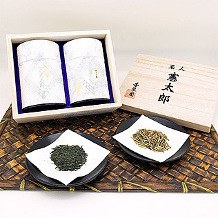 神宮司庁御用達銘茶 芳翠園の豆菓子（抹茶・ほうじ茶）セットを