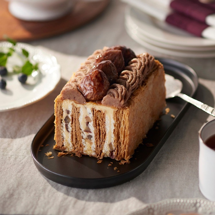CAKE LINKのマロンミルフィーユ【パティスリー キハチ監修】を