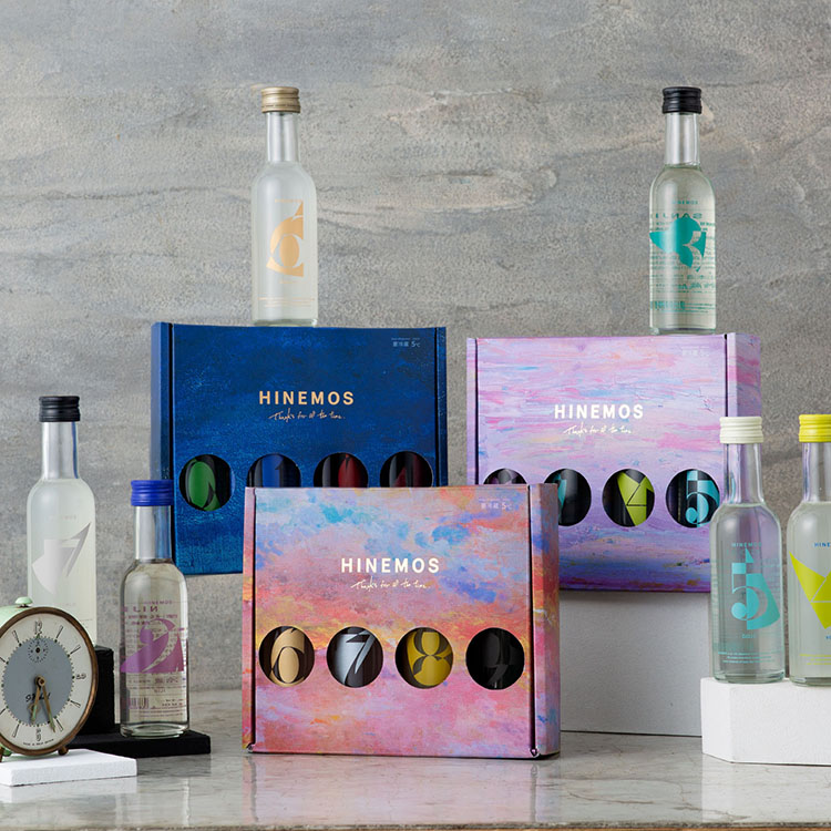 HINEMOSの日本酒12銘柄170ml×12スパークリングや熟成酒、にごり酒や純